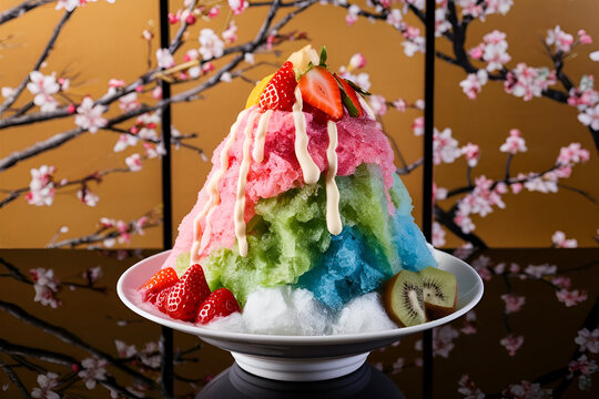 Japanese Kakigōri shaved ice