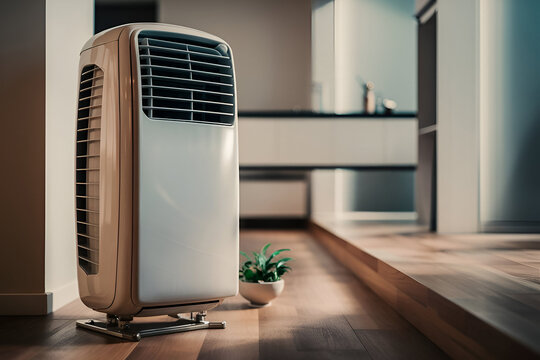 air purifier in the living room