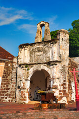 ファモサ・マラッカ要塞　マレーシア　A Famosa, Malacca, Malaysia