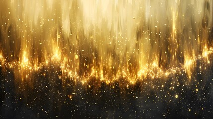 Luxury abstract gold background with glitter light effect decoration.