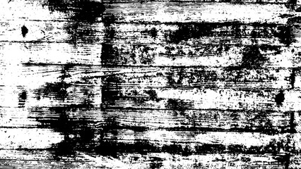 11-46. Wood board Texture Effect - Illustration. Black and white vector textures in scratch background.