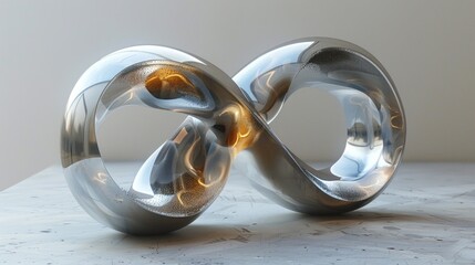 A concept design for a futuristic hourglass that uses magnetic fields to control the flow of metallic sand