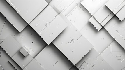 Obraz premium Grey white abstract background geometry shine and layer element vector for presentation design. 