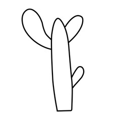simple cactus outline