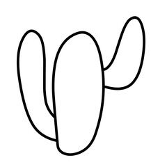 simple cactus outline