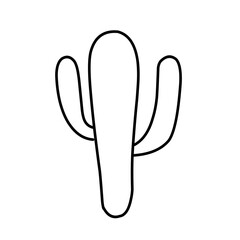 simple cactus outline