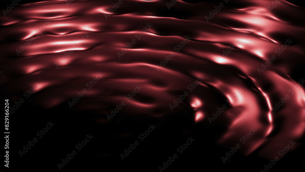 Aufkleber colored liquid with circular waves. design. rings of waves on surface of liquid with ripples. creamy