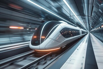 Fototapeta premium Futuristic High-Tech