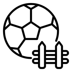 Obraz premium Sport icon, line icon style