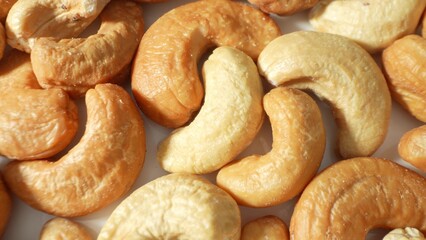 Savor the sight of roasted cashews, their luscious golden-brown hue beckoning. With a tantalizingly...