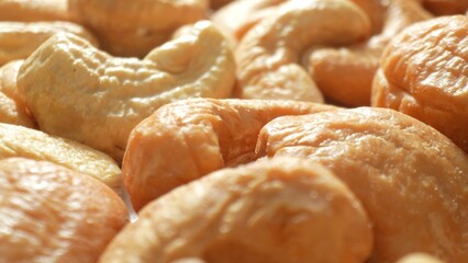 Savor the tantalizing view of roasted cashew nuts, with their crisp texture and luscious center....