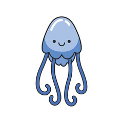 cute jellyfish illustration