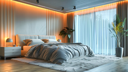 Modern Smart House with Advanced Home Automation Technology