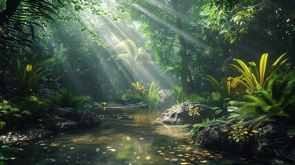 Hidden eden alive with the whisper of wildlife and rustle of leaves