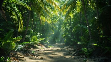 Tropical paradise unfurls its secrets beneath ancient palms