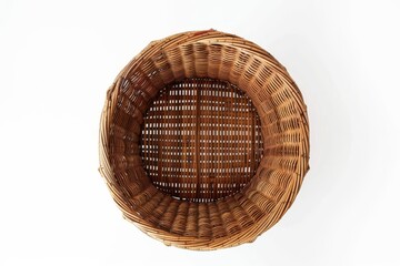 Fototapeta premium Bird s eye view of rattan chair