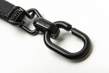 Black plastic fastex carabiner for military and camping gear Adjustable belt clip for bags and backpacks School bag essential