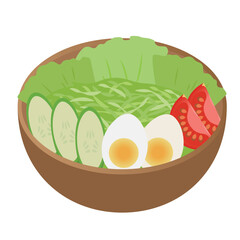 サラダのイラスト