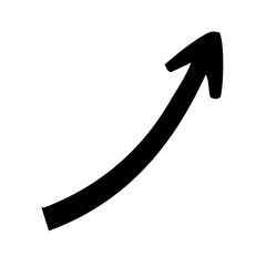 Upper arrow illustration vector element design