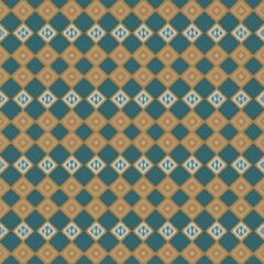 Obraz premium Seamless green natural tiling pattern