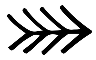 Right arrow illustration element design