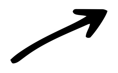 Simple right pointer illustration design