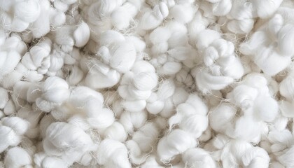 Cotton background with white texture