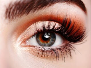 Obraz premium Captivating Ombre Eyelash Extensions in Dark Shades