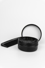 Cool Water-Based Pomade Container Mock-up with White Background