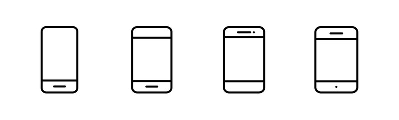 Phone icon set. Call icon vector. telephone symbol