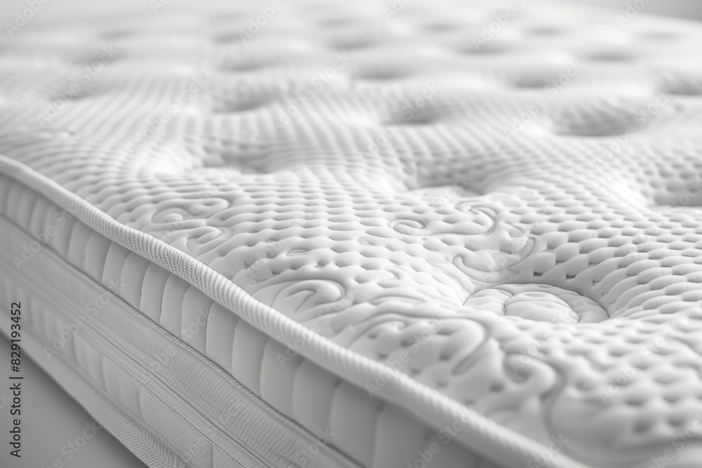 Poster Isolated white mattress