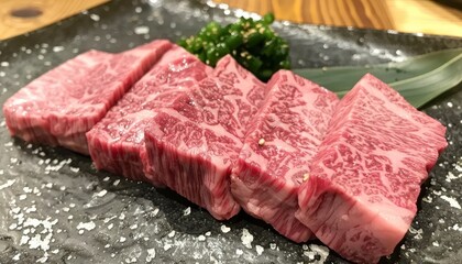 Fototapeta premium Japanese premium Wagyu beef