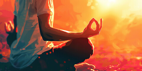 A yogi finds their center, holding the most challenging pose with ease