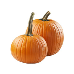 Fototapeta premium Pumpkins , Isolated On Transparent Background, For Design And Printing