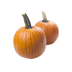 Fototapeta premium Pumpkins , Isolated On Transparent Background, For Design And Printing