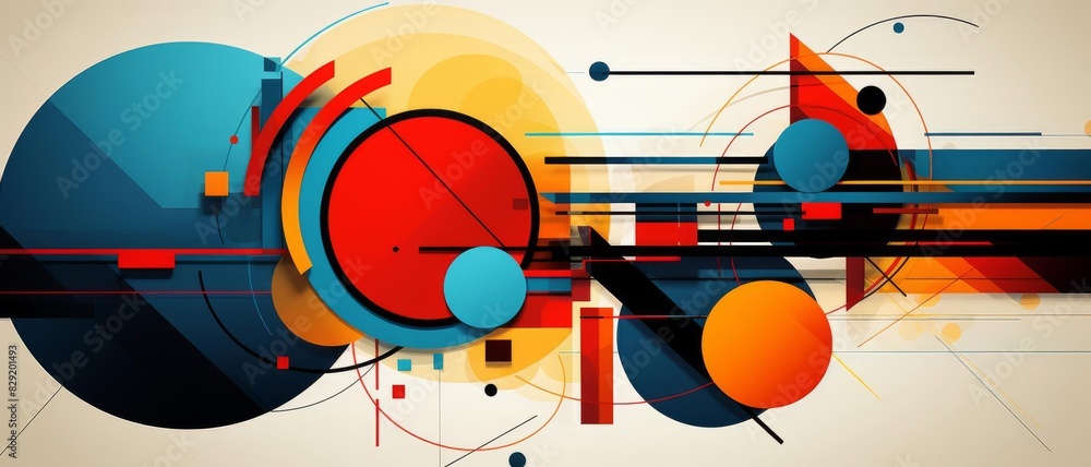 Poster abstract geometric patterns for modern backgrounds