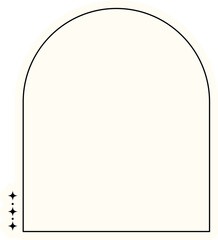 Aesthetic y2k text frame
