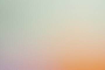 Obraz premium Abstract colorful gradient background with grainy style effect. Retro pastel green grainy wallpaper.
