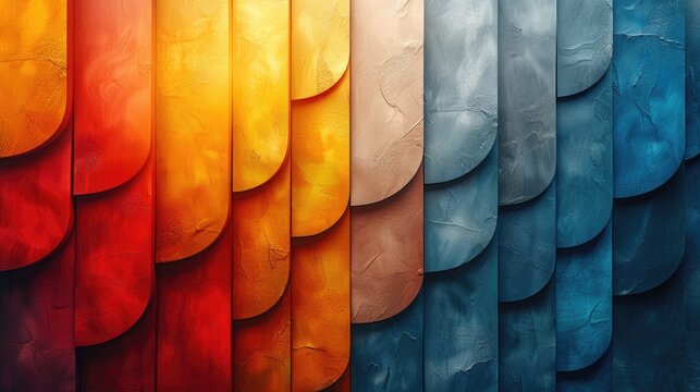 Abstract Summer Texture Geometric Backdrop