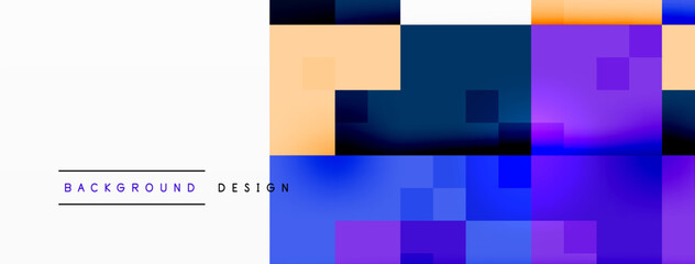 Dynamic colorful squares background. Vector Illustration For Wallpaper, Banner, Background, Card, Book Illustration, landing page