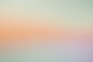 Abstract colorful gradient background with grainy style effect. Retro pastel green grainy wallpaper.