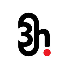 3h brand monogram