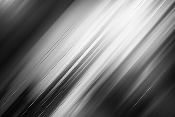 Fototapeta premium Monochrome minimalist abstract with gray and silver shades, emphasizing clean lines.