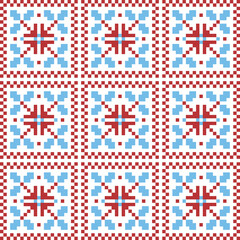 seamless pattern with christmas trees