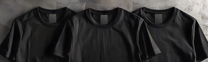 people wearing black t-shirt for mockup 