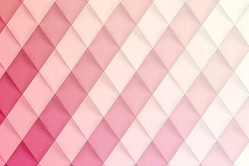 Feminine blush pink chic gradient geometric diamonds, delicately designed.