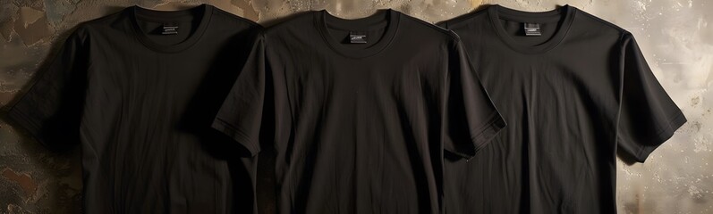 people wearing black t-shirt for mockup 