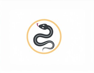 Obraz premium ヘビのアイコンマーク