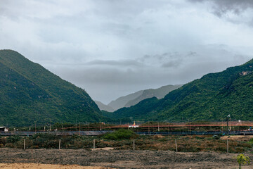 landscape with sky and clouds