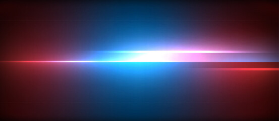Obraz premium Neon dynamic diagonal light rays background. Techno digital geometric concept design for wallpaper, banner, presentation, background